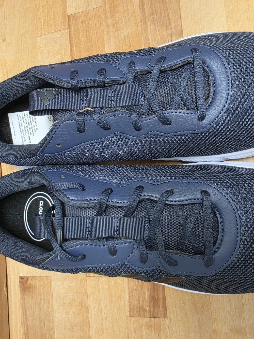 Men's Navy Athletic Running Shoes - Cloudfoam Flex Size 10 Men's